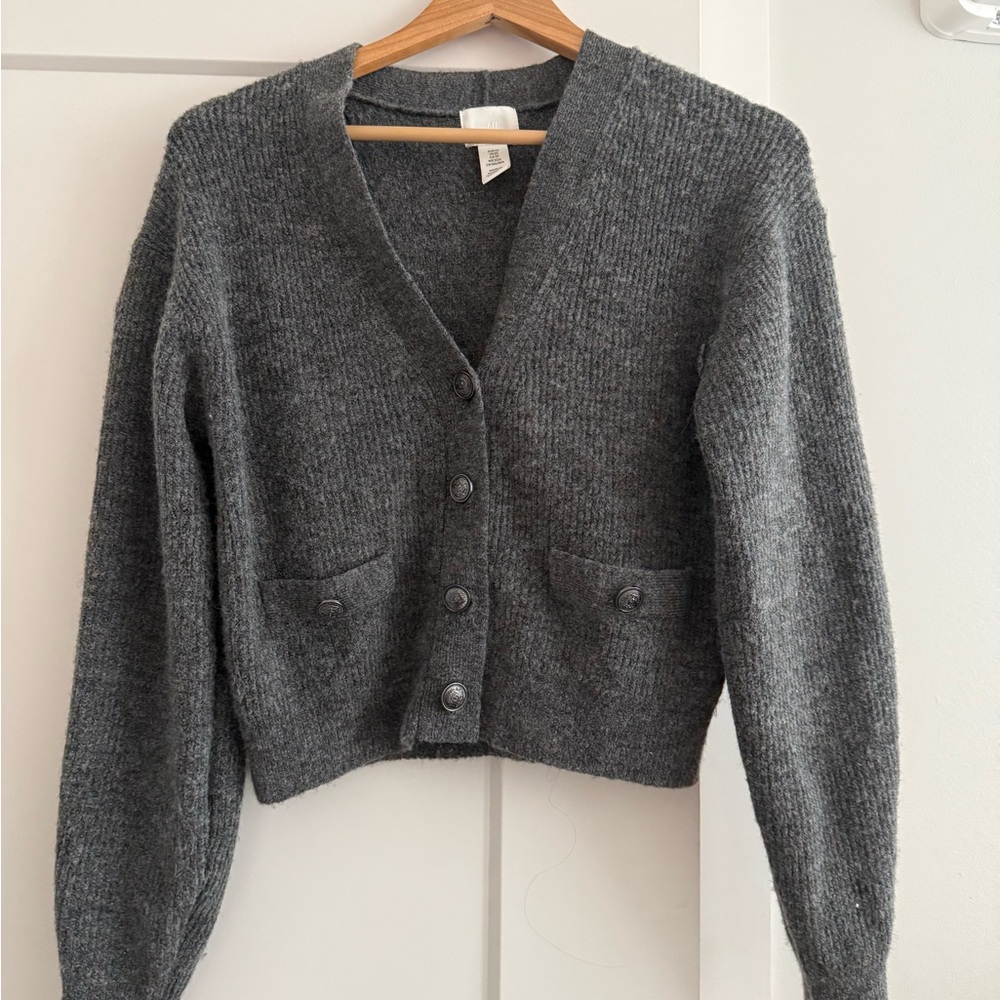 Gray Women's Sweater cardigan
